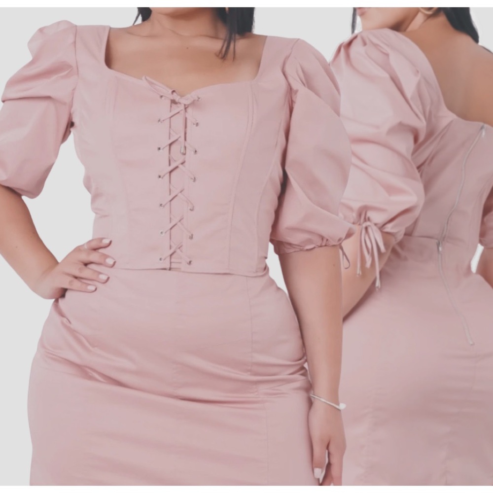 Corset Styled 2PC Skirt Set